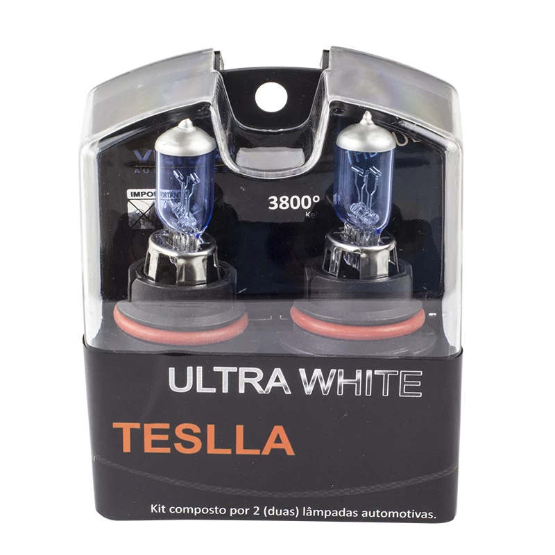 Kits Lampada Hb1 9004  65/45w 12v Ultra White Teslla