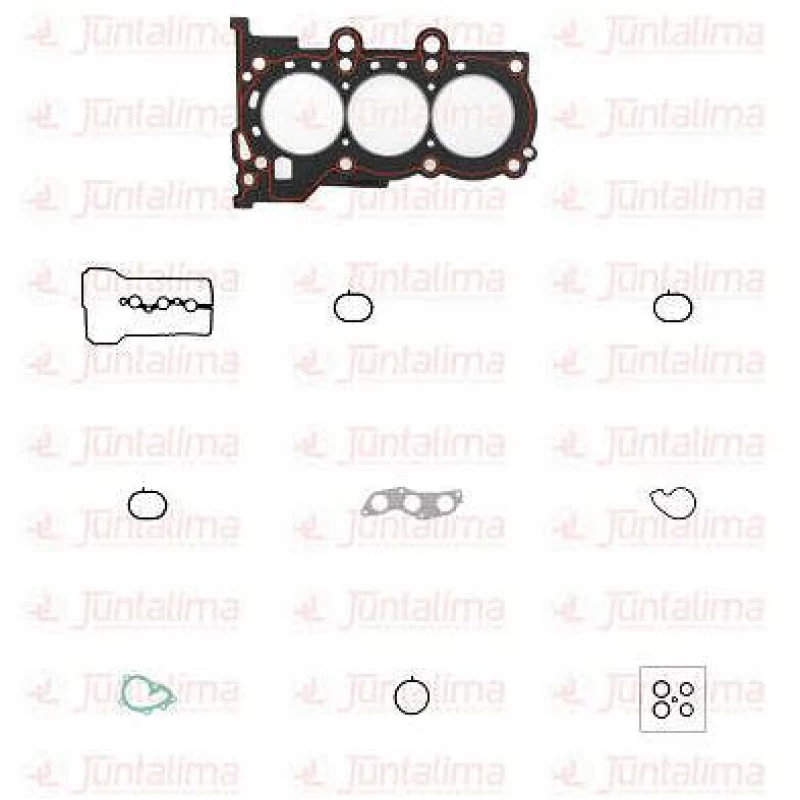 Jogo Juntas Cabecote Hyundai Hb20 Kia Picanto 1.0 12v 3cil Kappa/dohc 2013/ (fibra) Juntalima