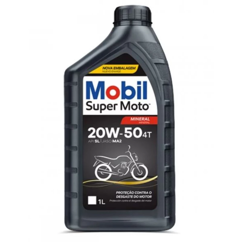 Oleo Motor Moto 20w50 4t 1lt Mobil Mineral Mobil Cosan